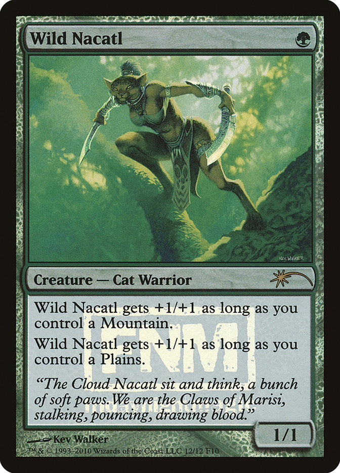 Wild Nacatl [12] [Friday Night Magic 2010] [Foil]