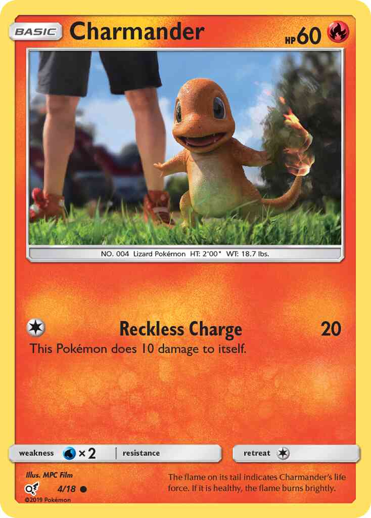 Charmander - 4/18 - Common [det1-4] [Holo]