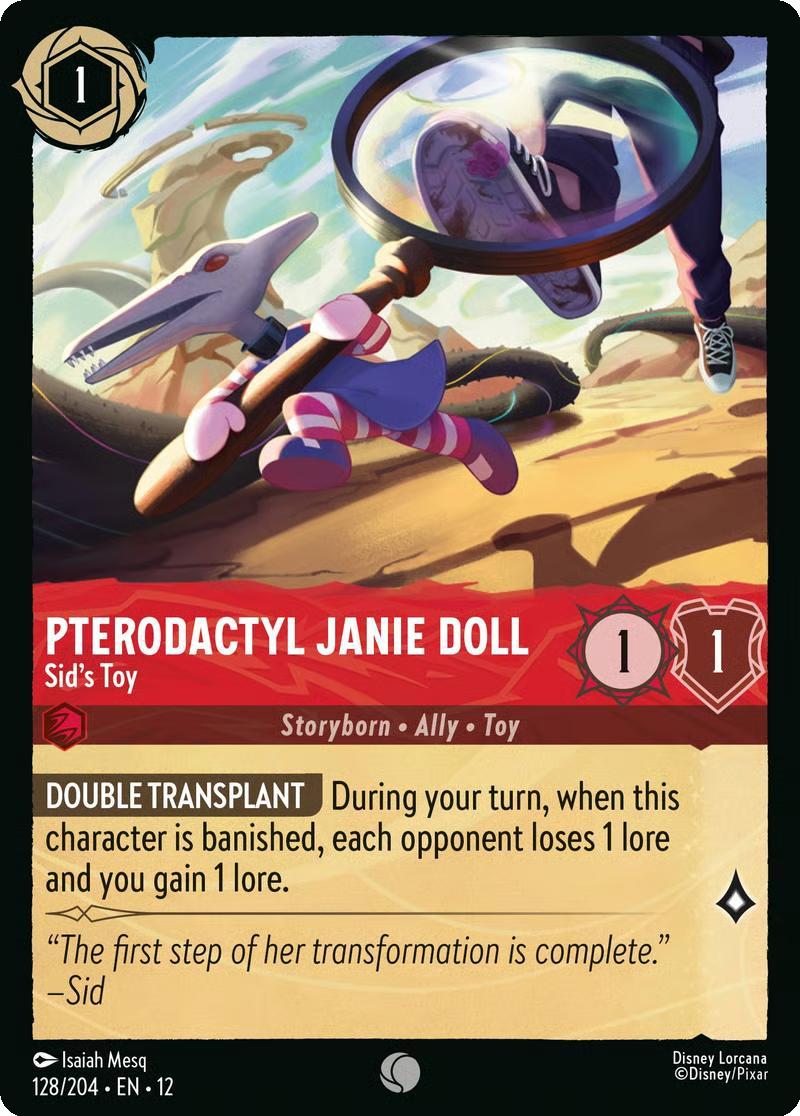 Pterodactyl Janie Doll - Sid's Toy - 128/204 [Wilds Unknown] [Non-Foil]