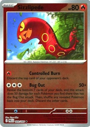 Sizzlipede - 009/084 - Common [me05-009] [Reverse Holo]