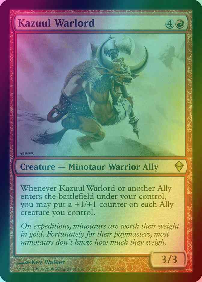 Kazuul Warlord [134] [Zendikar] [Foil]