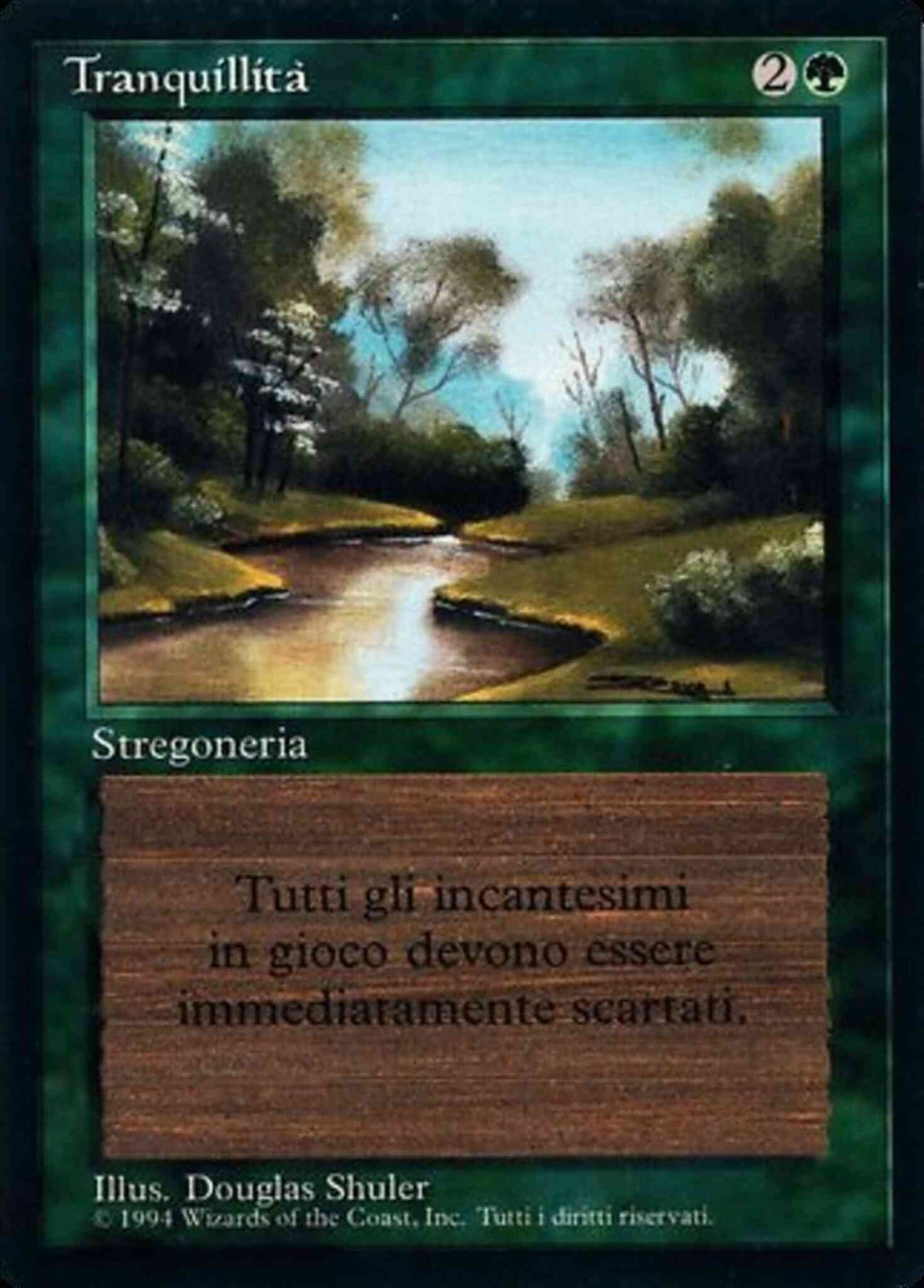 Tranquility - Italian [221] [Foreign Black Border: Italian] [Non-Foil]