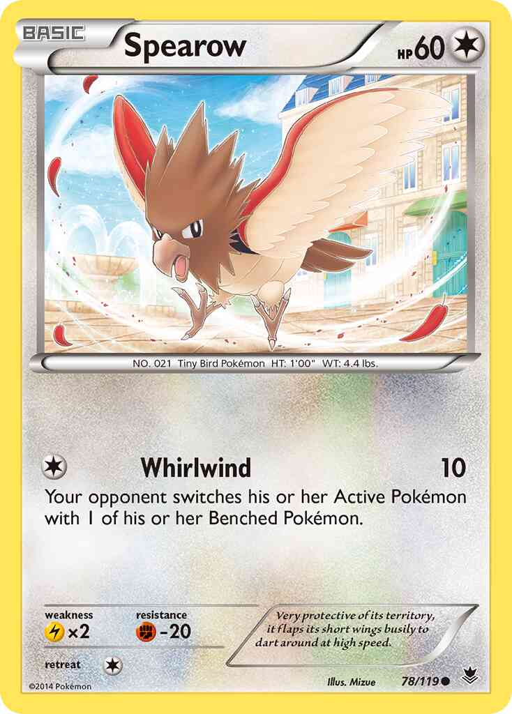 Spearow - 78/119 - Common [xy4-78] [Non-Holo]
