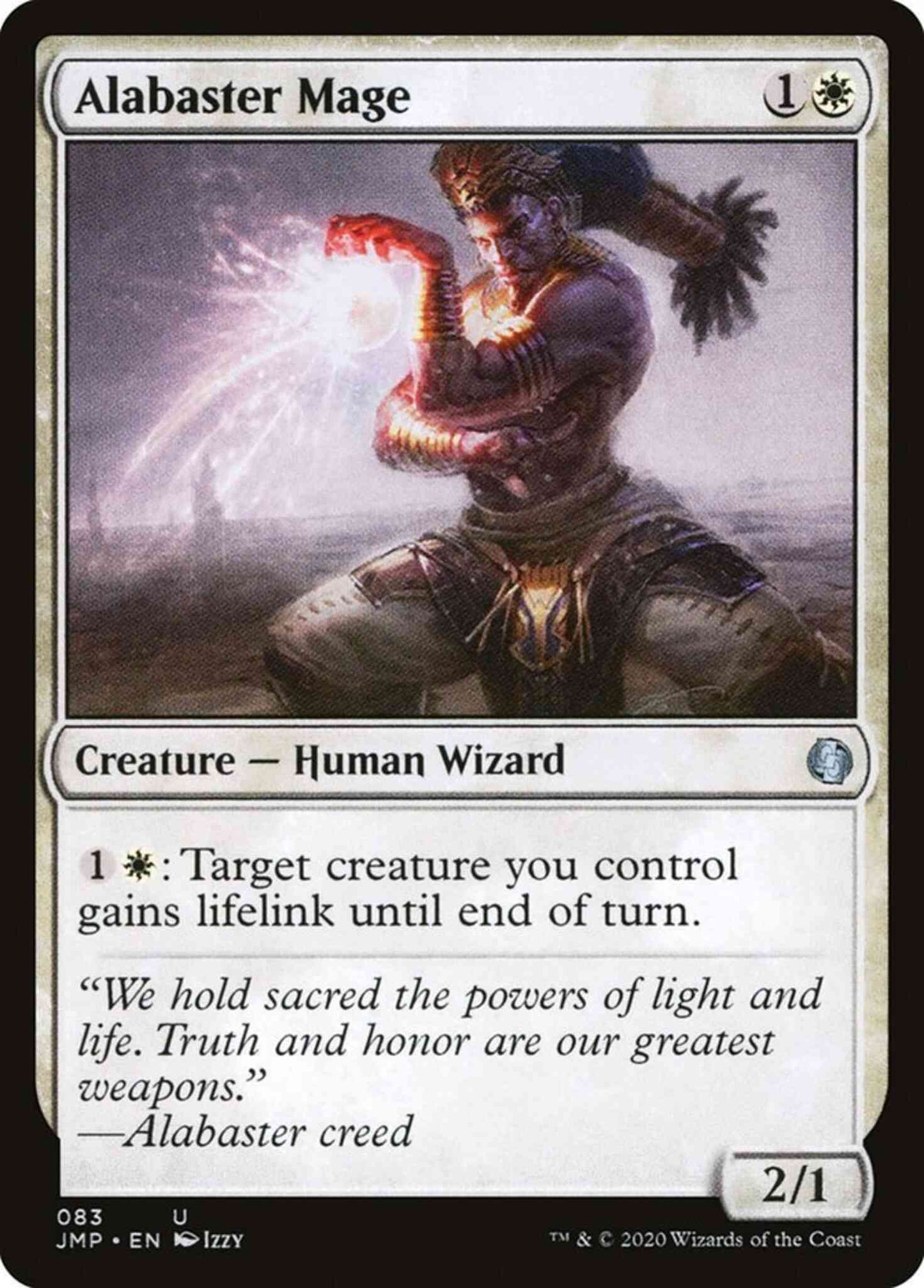 Alabaster Mage [83] [Jumpstart] [Non-Foil]