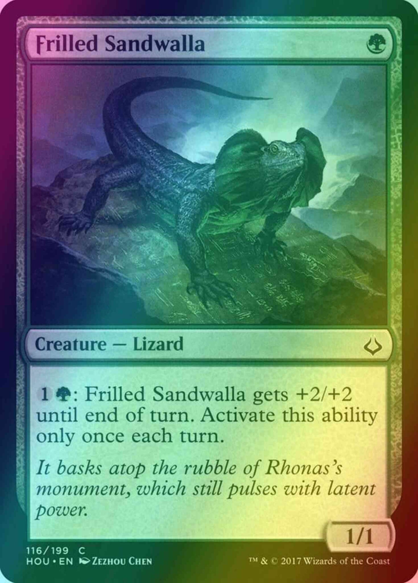 Frilled Sandwalla [116] [Hour of Devastation] [Foil]