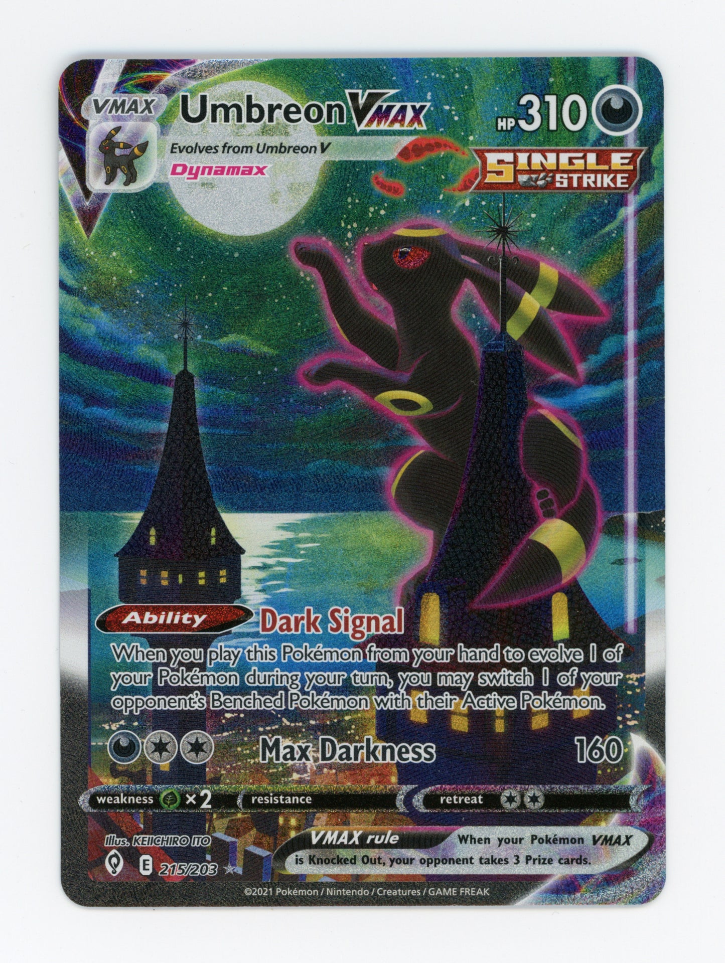 Umbreon VMAX — Rare Rainbow — ID 19968