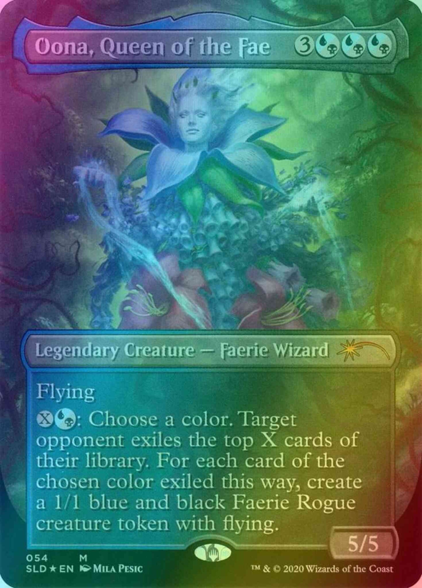 Oona, Queen of the Fae [0054] [Borderless] [Women's Day 2020] [Secret Lair Drop] [Foil]
