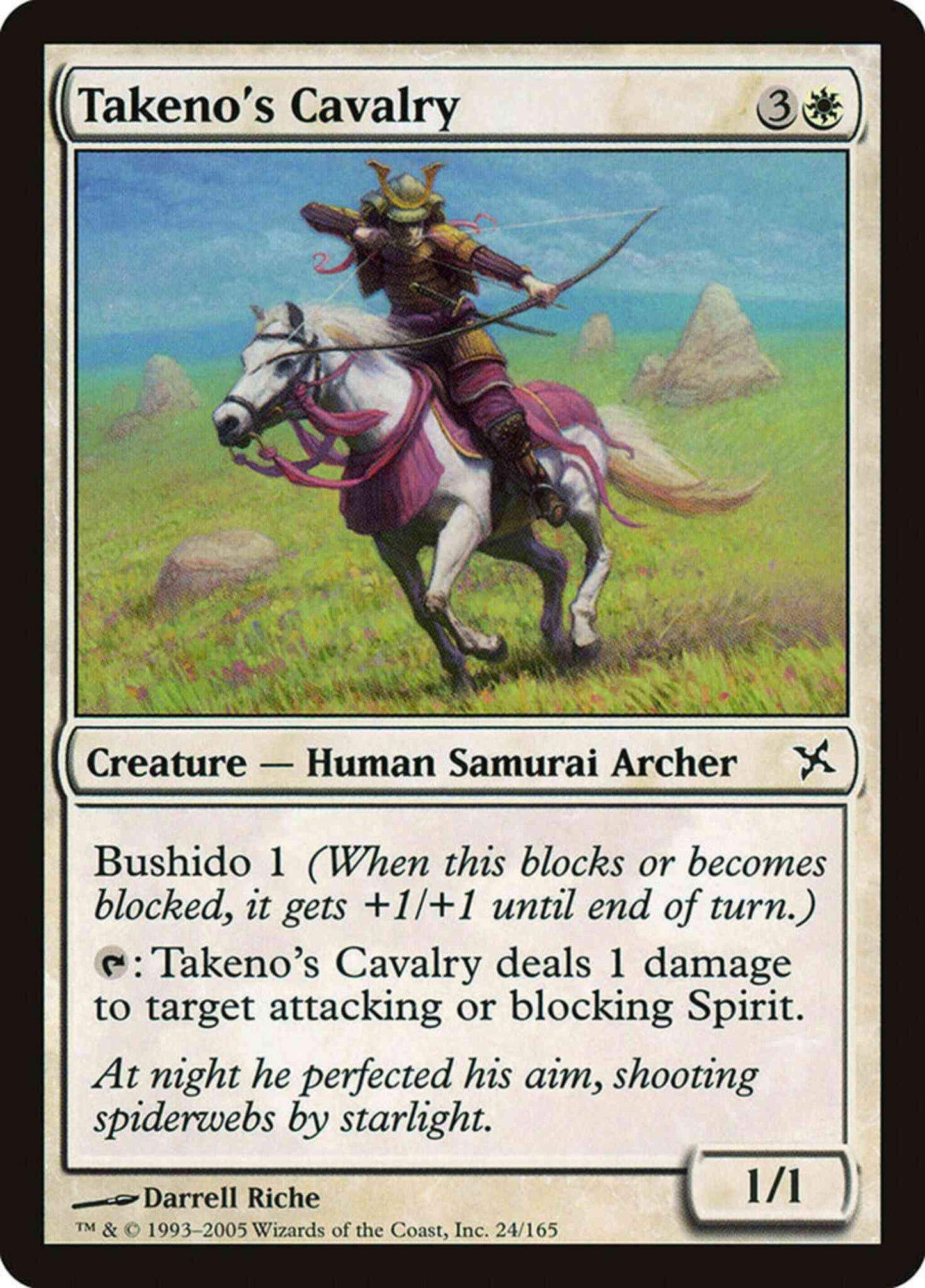 Takeno's Cavalry [24] [Betrayers of Kamigawa] [Non-Foil]
