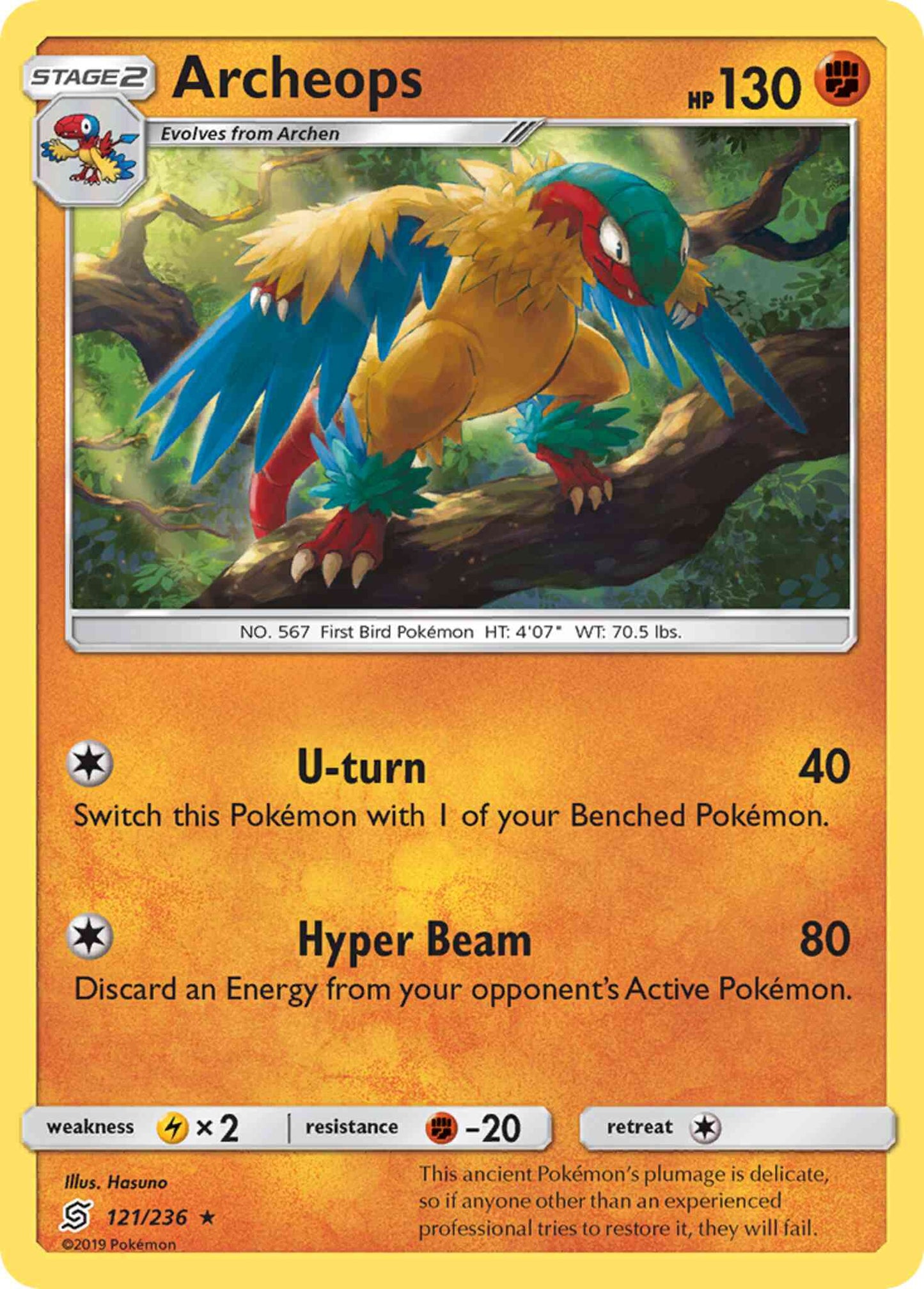 Archeops - 121/236 - Rare [sm11-121] [Reverse Holo]