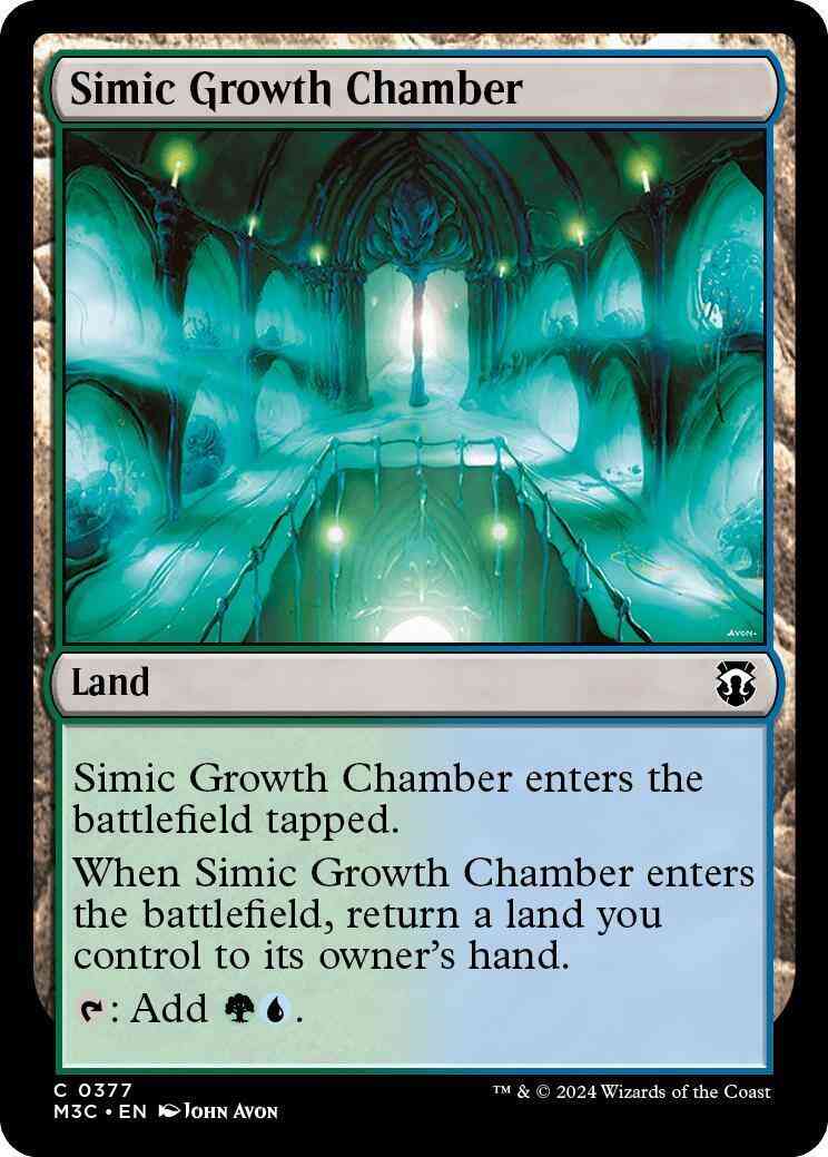 Simic Growth Chamber [377] [Modern Horizons 3: Commander] [Non-Foil]