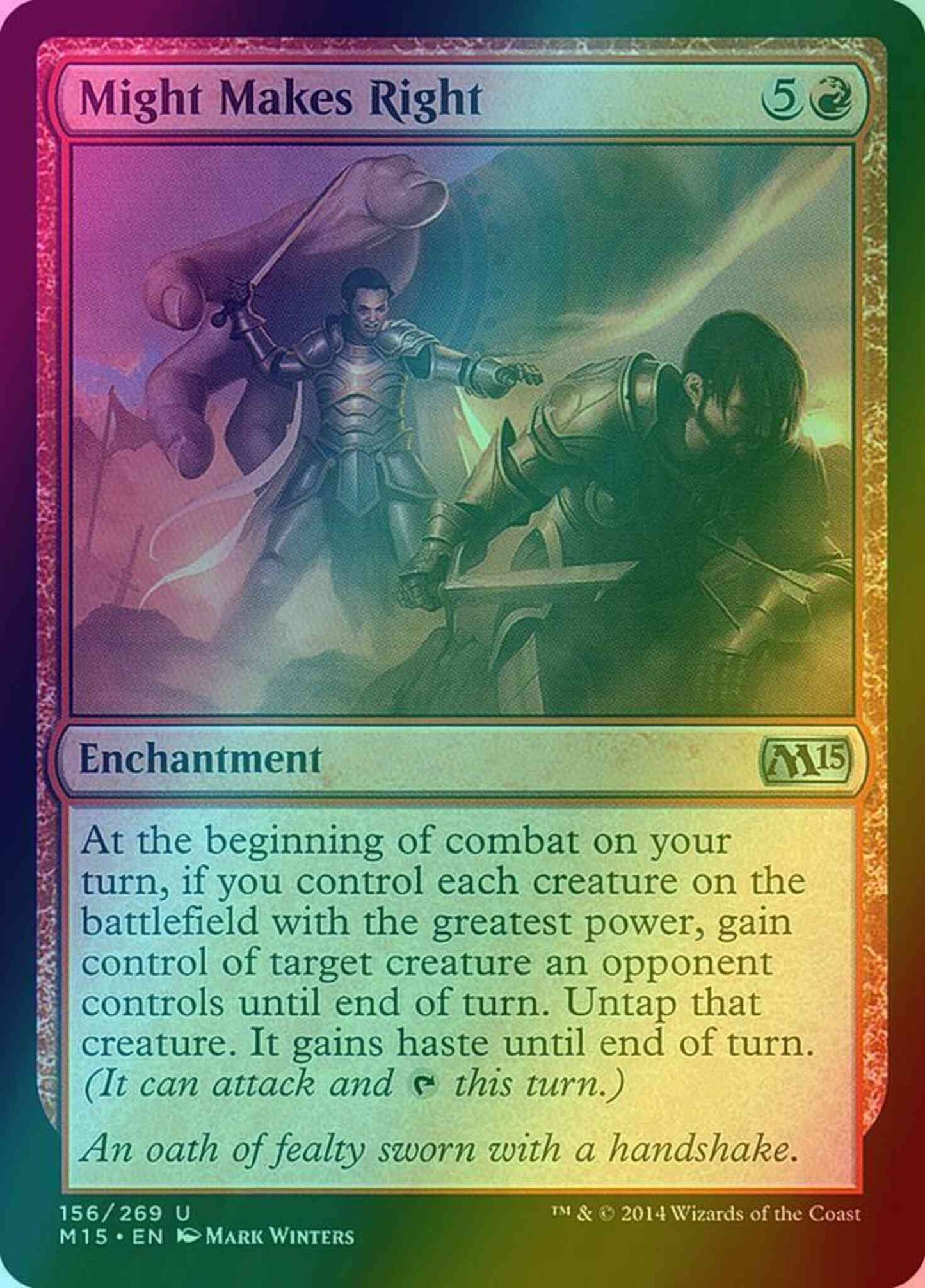Might Makes Right [156] [Magic 2015] [Foil]