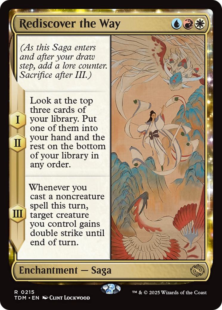 Rediscover the Way [215p] [Promo Pack] [Tarkir: Dragonstorm: Promos] [Non-Foil]