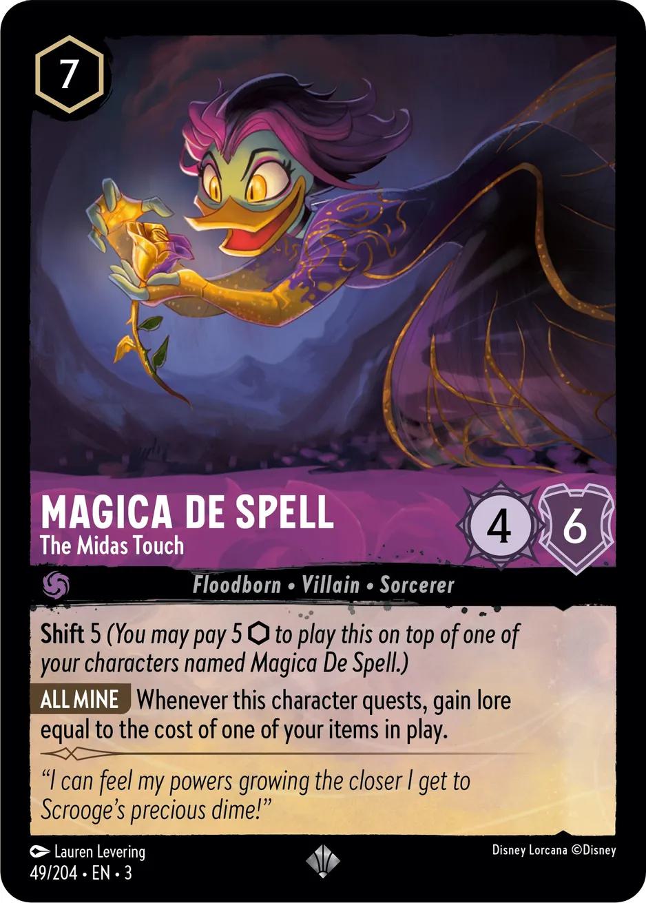 Magica De Spell - The Midas Touch - 49/204 [Into the Inklands] [Non-Foil]