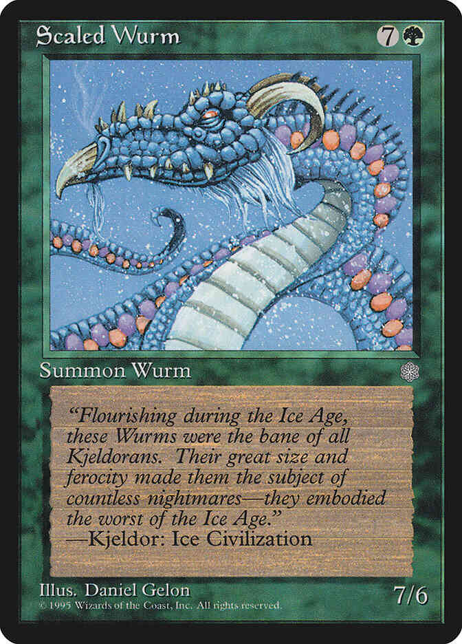Scaled Wurm [262] [Ice Age] [Non-Foil]
