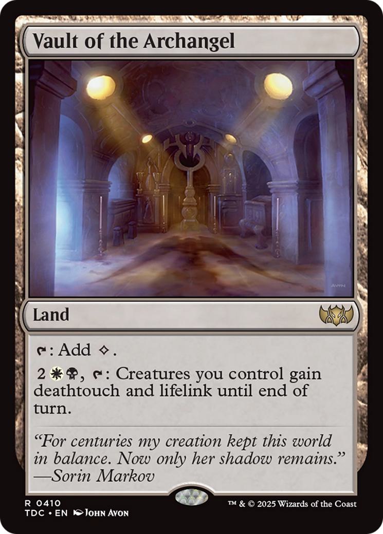 Vault of the Archangel [410] [Tarkir: Dragonstorm: Commander] [Non-Foil]