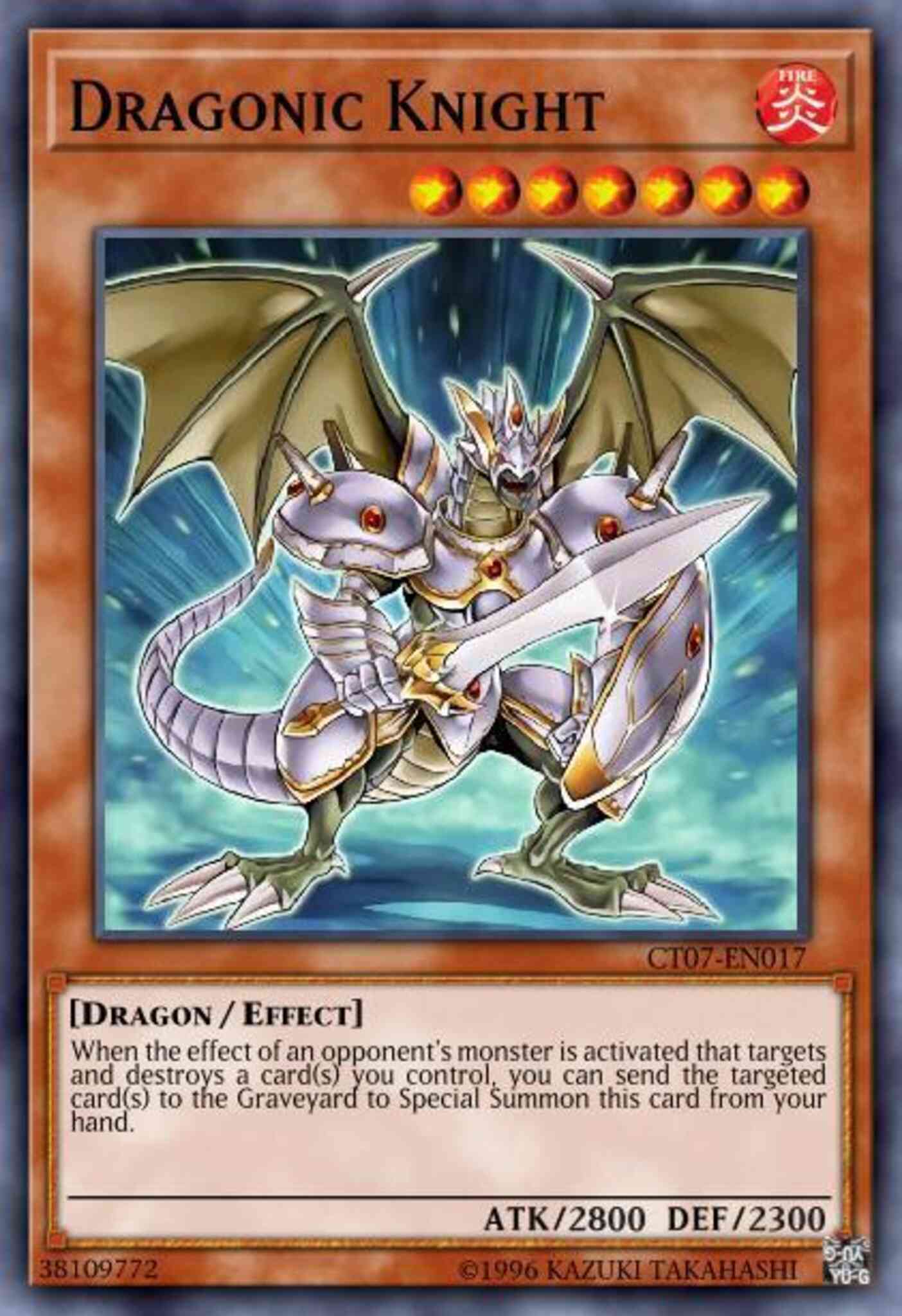 Dragonic Knight - CT07-EN017 - Super Rare - Limited