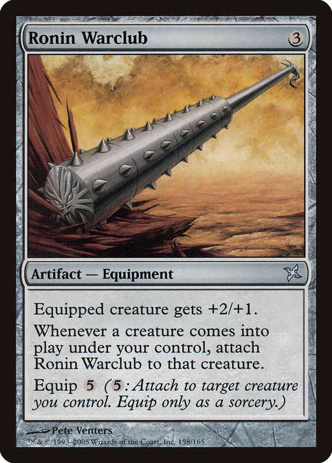 Ronin Warclub [158] [Betrayers of Kamigawa] [Non-Foil]