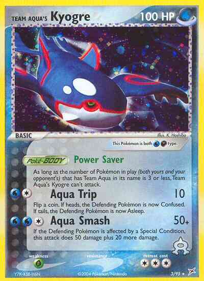 Team Aqua's Kyogre - 3/95 - Theme Deck Exclusive [ex4msp-3] [Non-Holo]