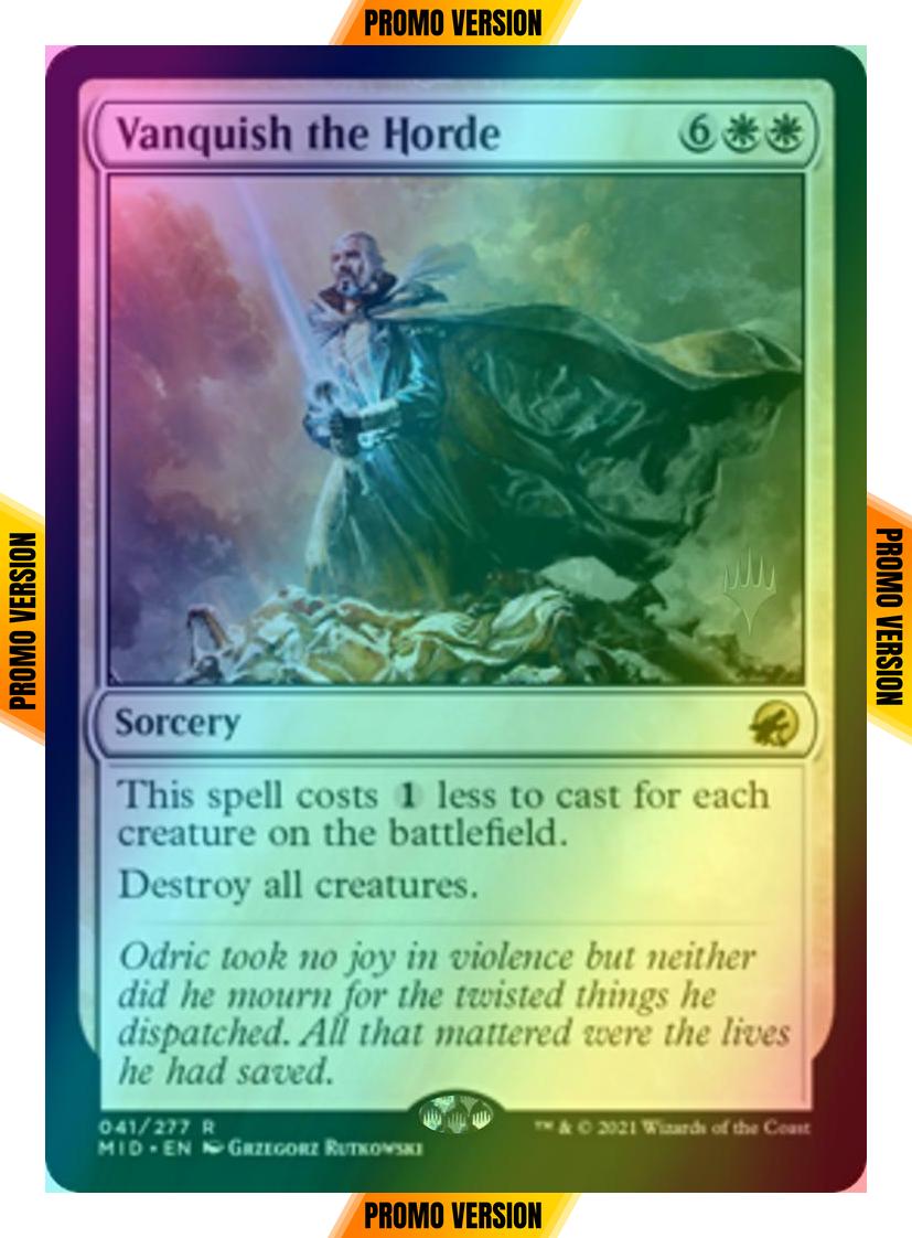 Vanquish the Horde [Promo Pack] [41p] [Innistrad: Midnight Hunt Promos] [Foil]