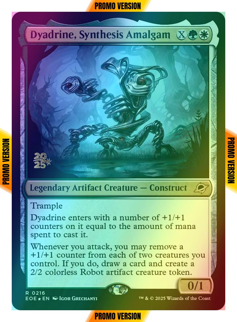 Dyadrine, Synthesis Amalgam [216s] [Prerelease] [Edge of Eternities: Promos] [Foil]