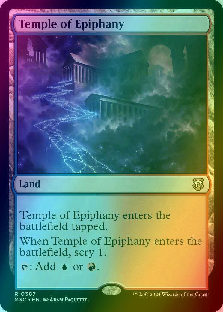 Temple of Epiphany [387] [Modern Horizons 3: Commander] [Ripple Foil]