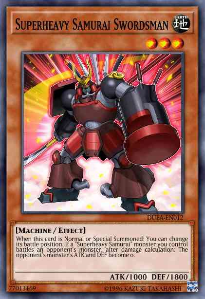 Superheavy Samurai Swordsman - DUEA-EN012 - Common - Unlimited