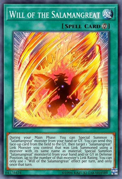 Will of the Salamangreat - SOFU-EN053 - Common - 1st Edition