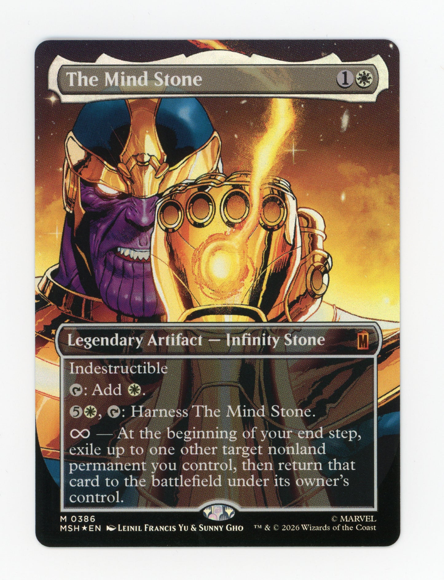 The Mind Stone — Borderless|Gauntlet|Foil — ID 18256
