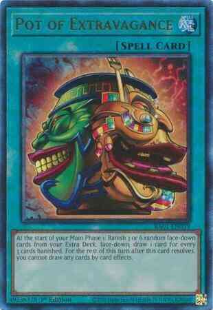 Pot of Extravagance - RA01-EN059 - Prismatic Ultimate Rare - 1st Edition