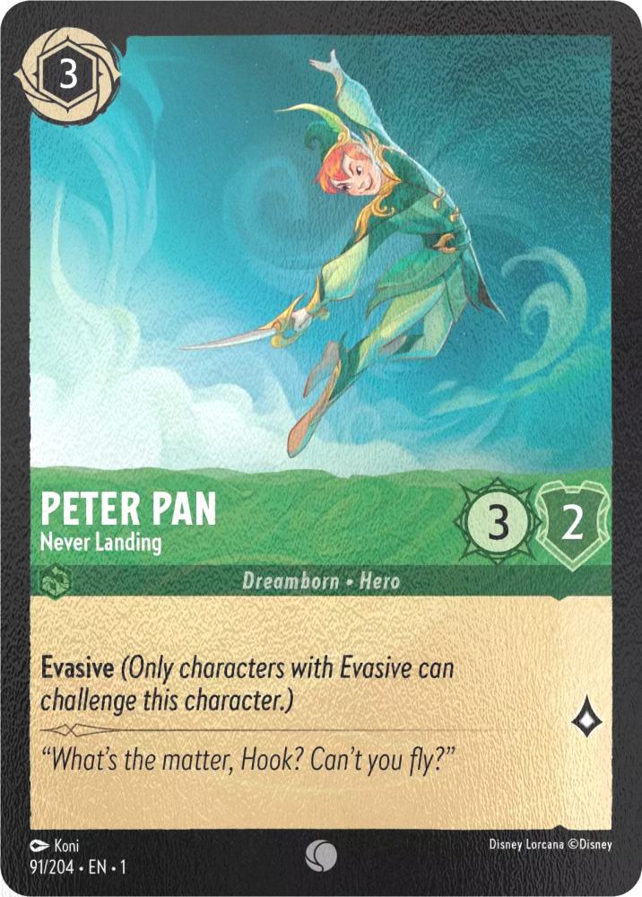 Peter Pan - Never Landing - 91/204 [The First Chapter] [Cold Foil]