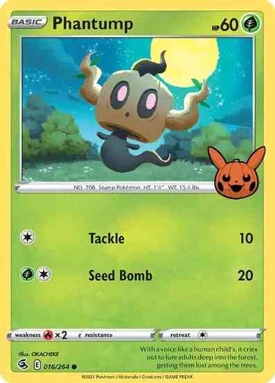 Phantump - 016/264 - Promo [Trick or Trade BOOster] [swsh8msp-016] [Non-Holo]