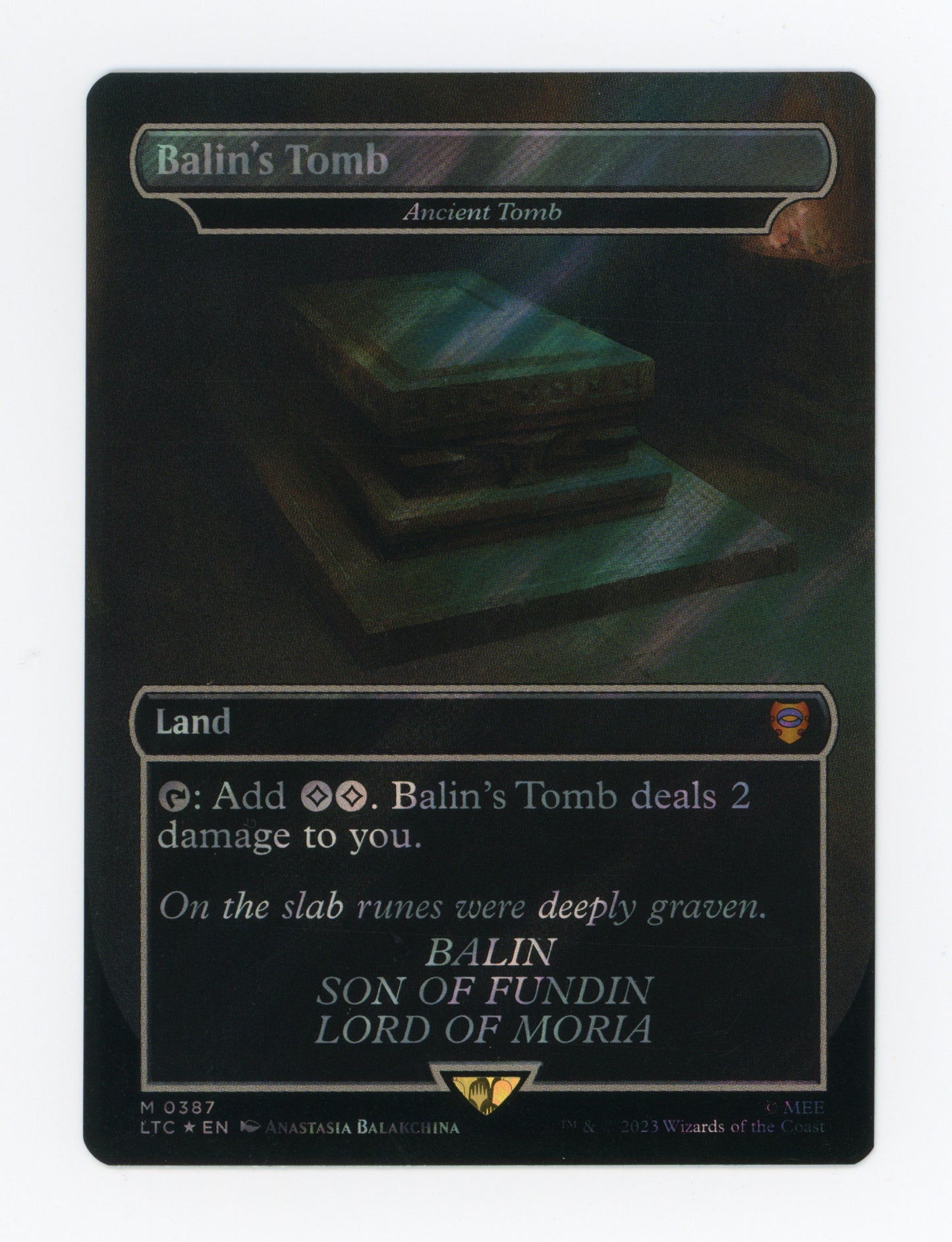 Balin's Tomb - Ancient Tomb — Borderless|Realms and Relics|Surge Foil — ID 17672