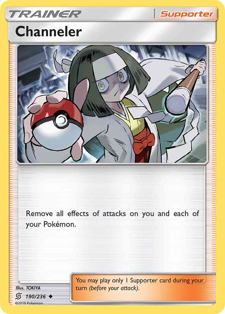Channeler - 190/236 - Uncommon [sm11-190] [Non-Holo]