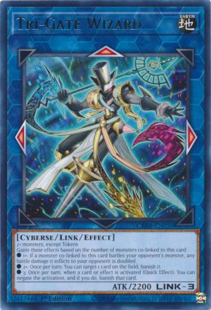 Tri-Gate Wizard - CRBR-EN050 - Rare - 1st Edition