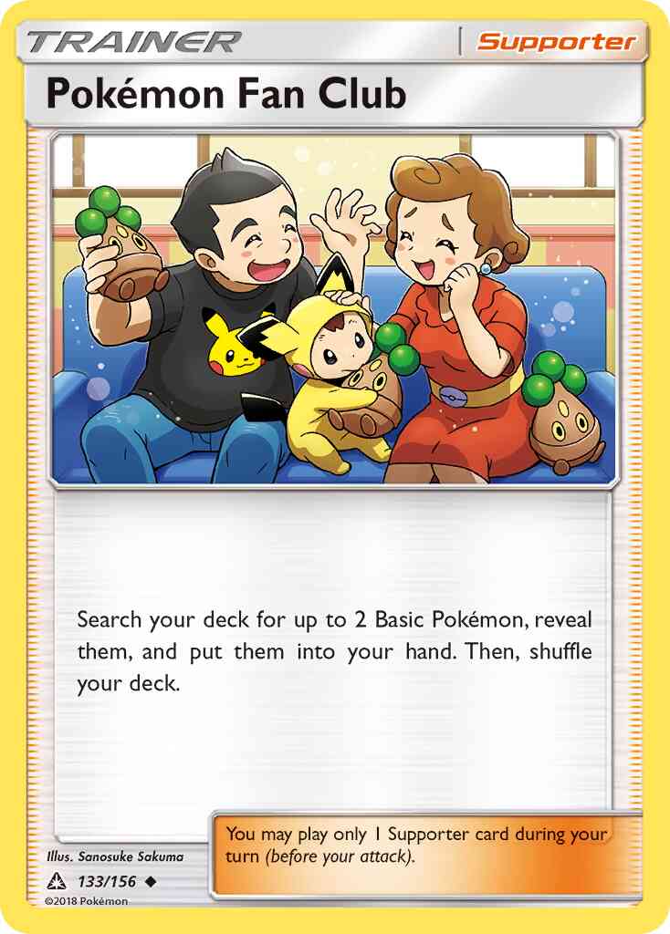 Pokémon Fan Club - 133/156 - Uncommon [sm5-133] [Reverse Holo]