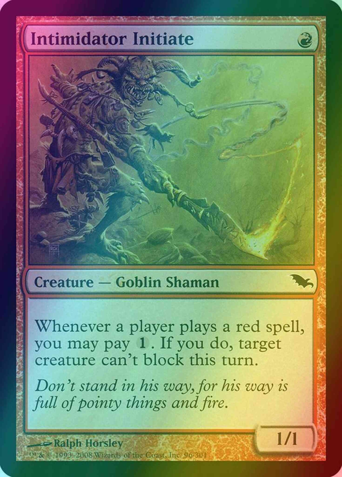 Intimidator Initiate [96] [Shadowmoor] [Foil]