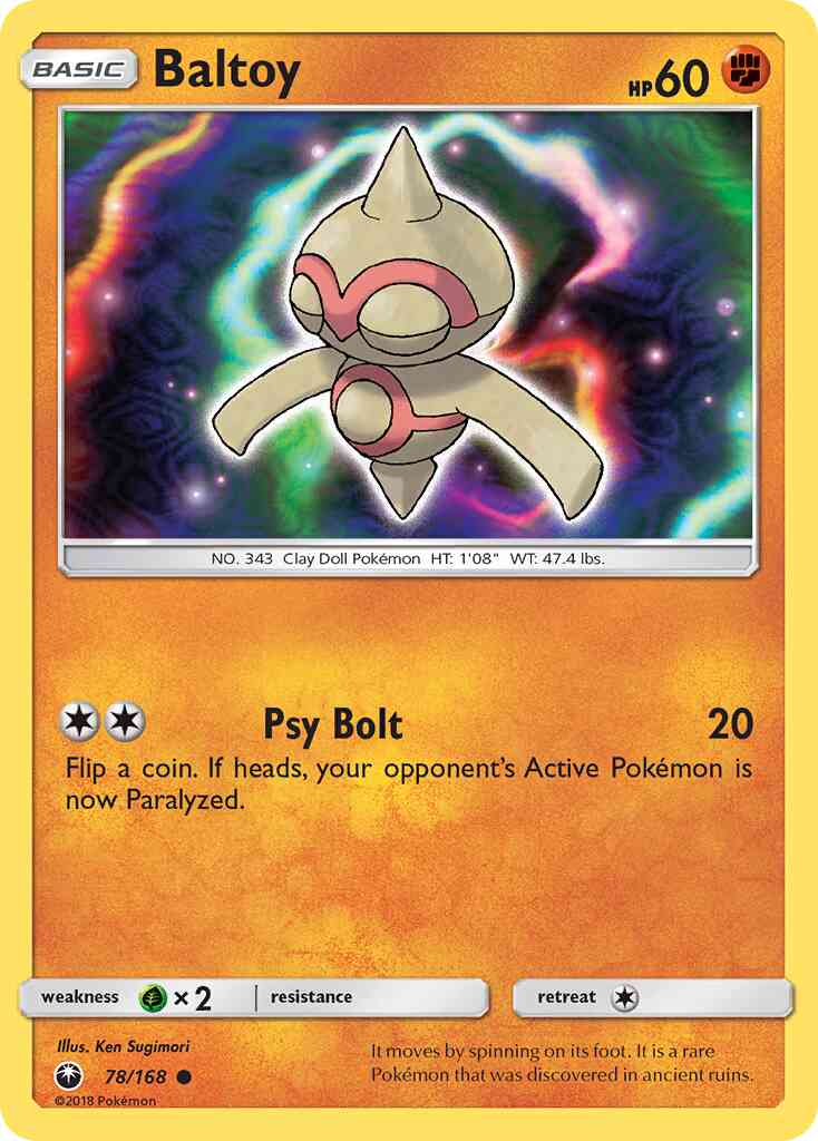 Baltoy - 78/168 - Common [sm7-78] [Reverse Holo]