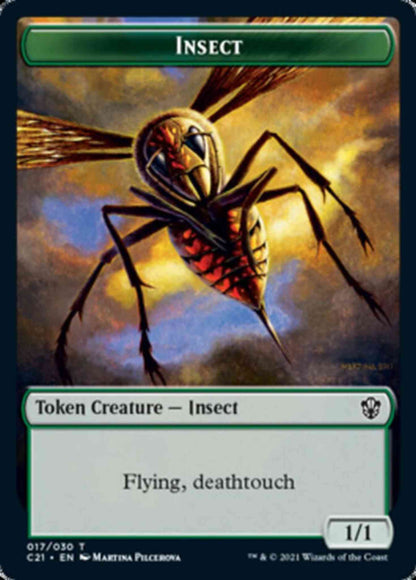 Beast Token (11) // Insect Token (17) [Commander 2021 Tokens] [Non-Foil]