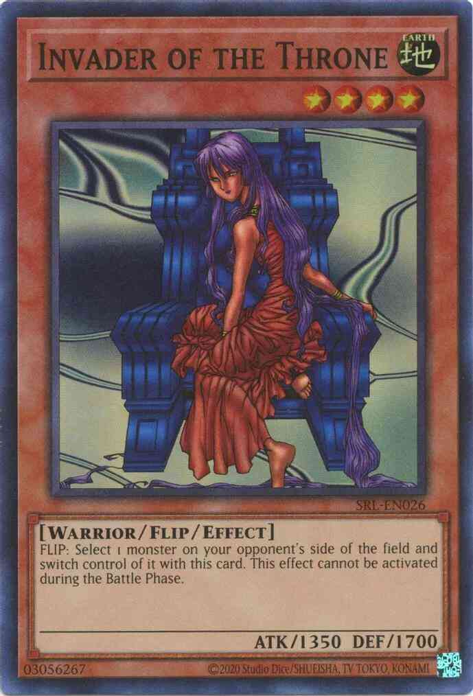 Invader of the Throne - 25th Anniversary - SRL-EN026 - Super Rare - Unlimited