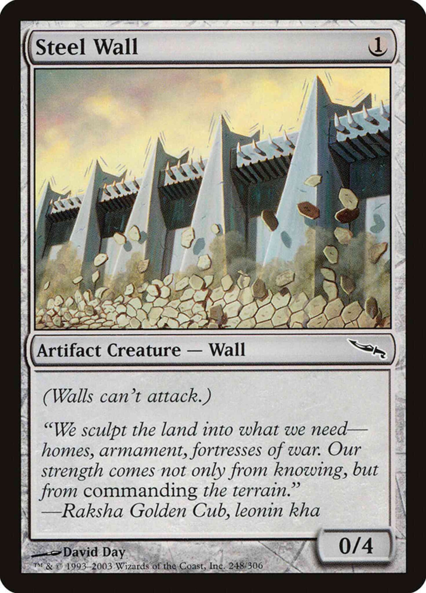 Steel Wall [248] [Mirrodin] [Non-Foil]