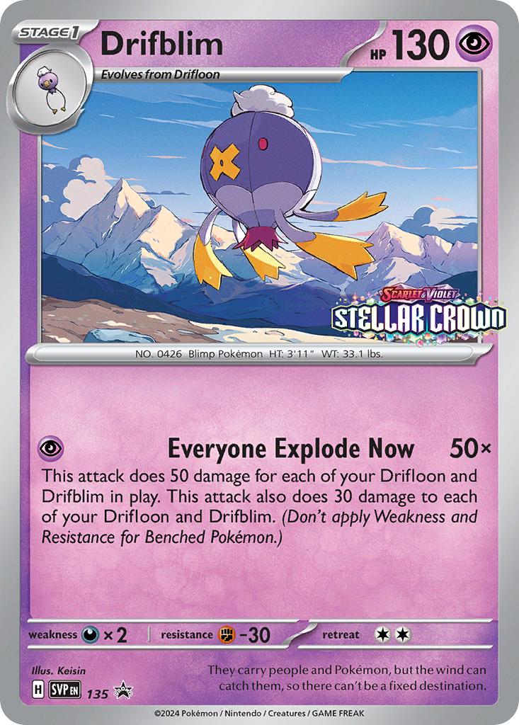 Drifblim - 135 - Promo [Prerelease] [svp-135] [Holo]