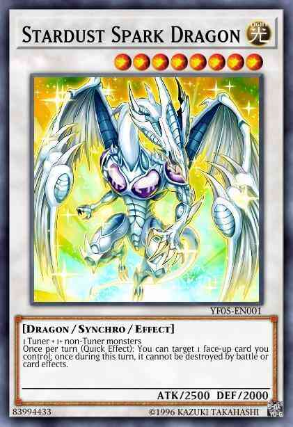 Stardust Spark Dragon - YF05-EN001 - Ultra Rare - Limited