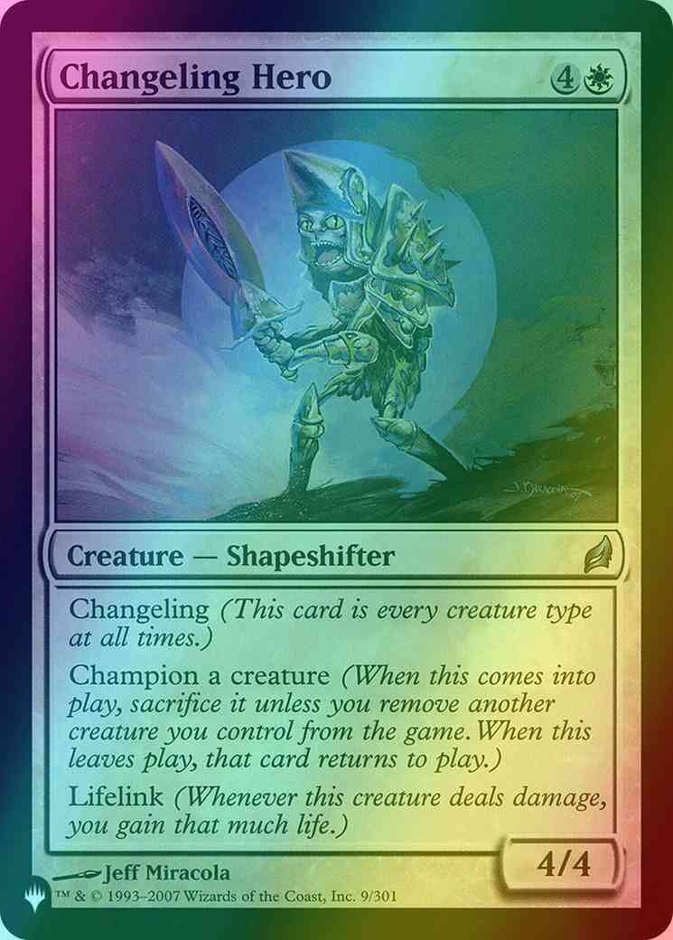 Changeling Hero [LRW-9] [The List] [Foil]