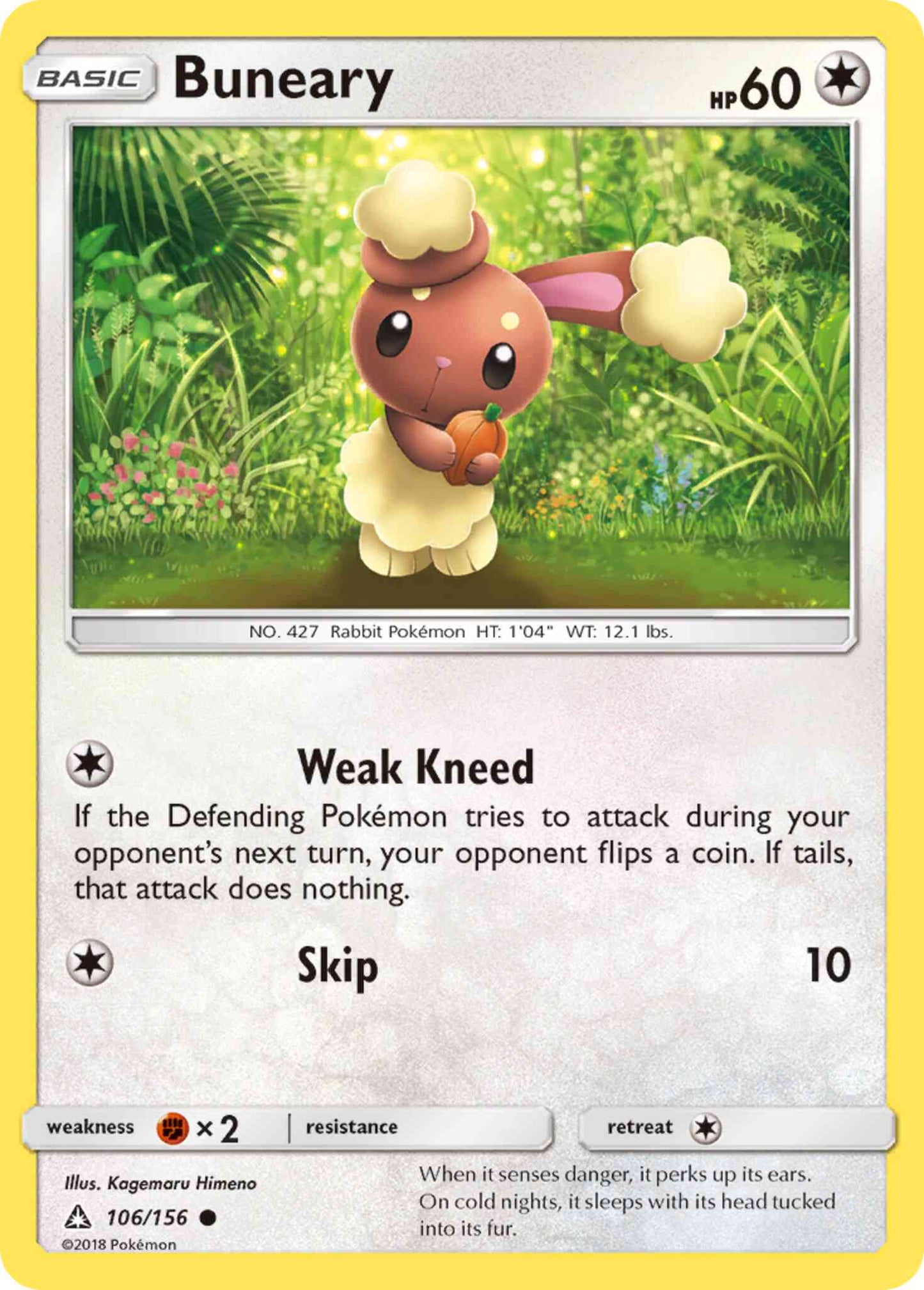 Buneary - 106/156 - Common [sm5-106] [Reverse Holo]