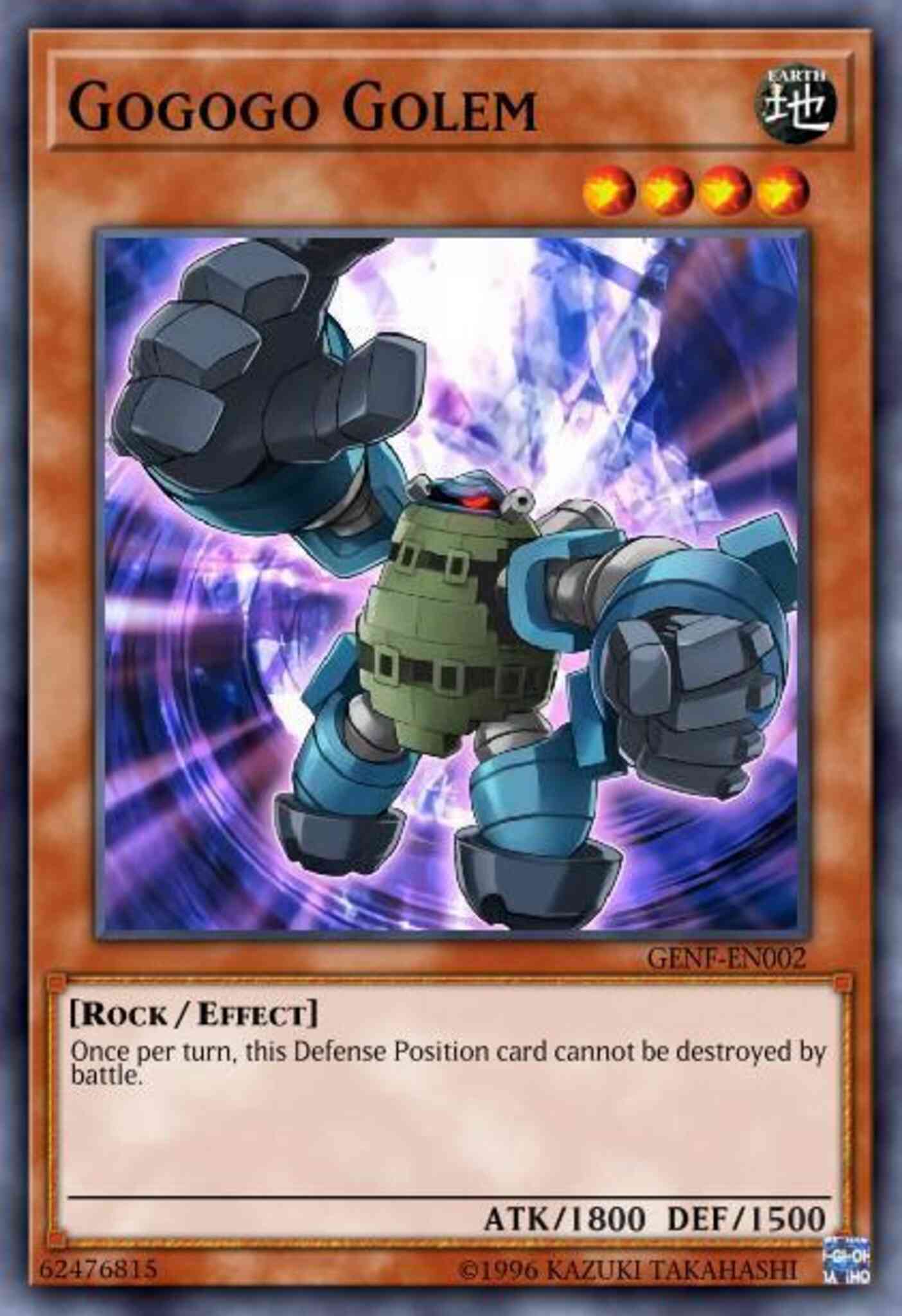 Gogogo Golem - BP02-EN100 - Common - 1st Edition