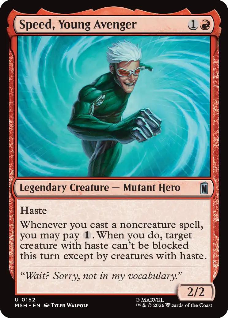 Speed, Young Avenger [152] [Marvel Super Heroes] [Non-Foil]