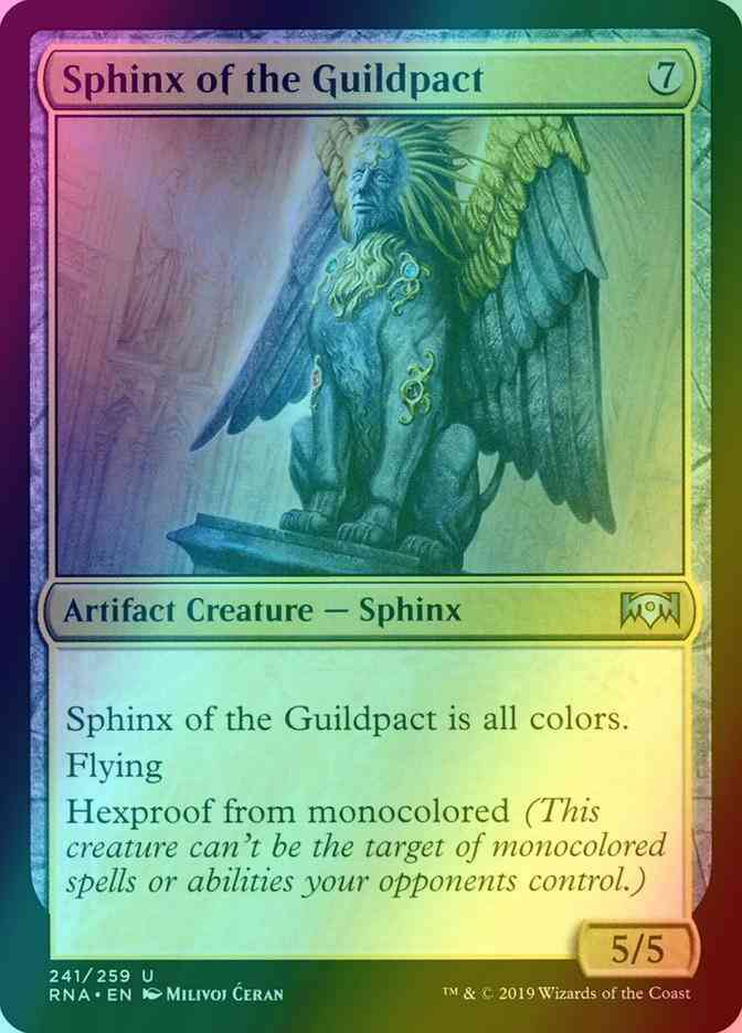 Sphinx of the Guildpact [241] [Ravnica Allegiance] [Foil]