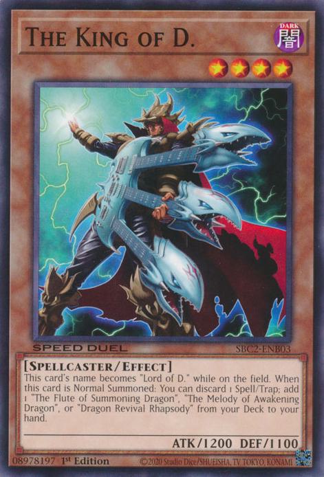 The King of D. - SBC2-ENB03 - Common - 1st Edition