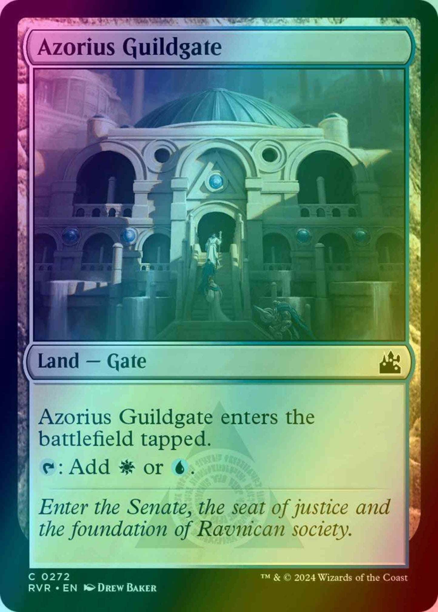 Azorius Guildgate [272] [Ravnica Remastered] [Foil]
