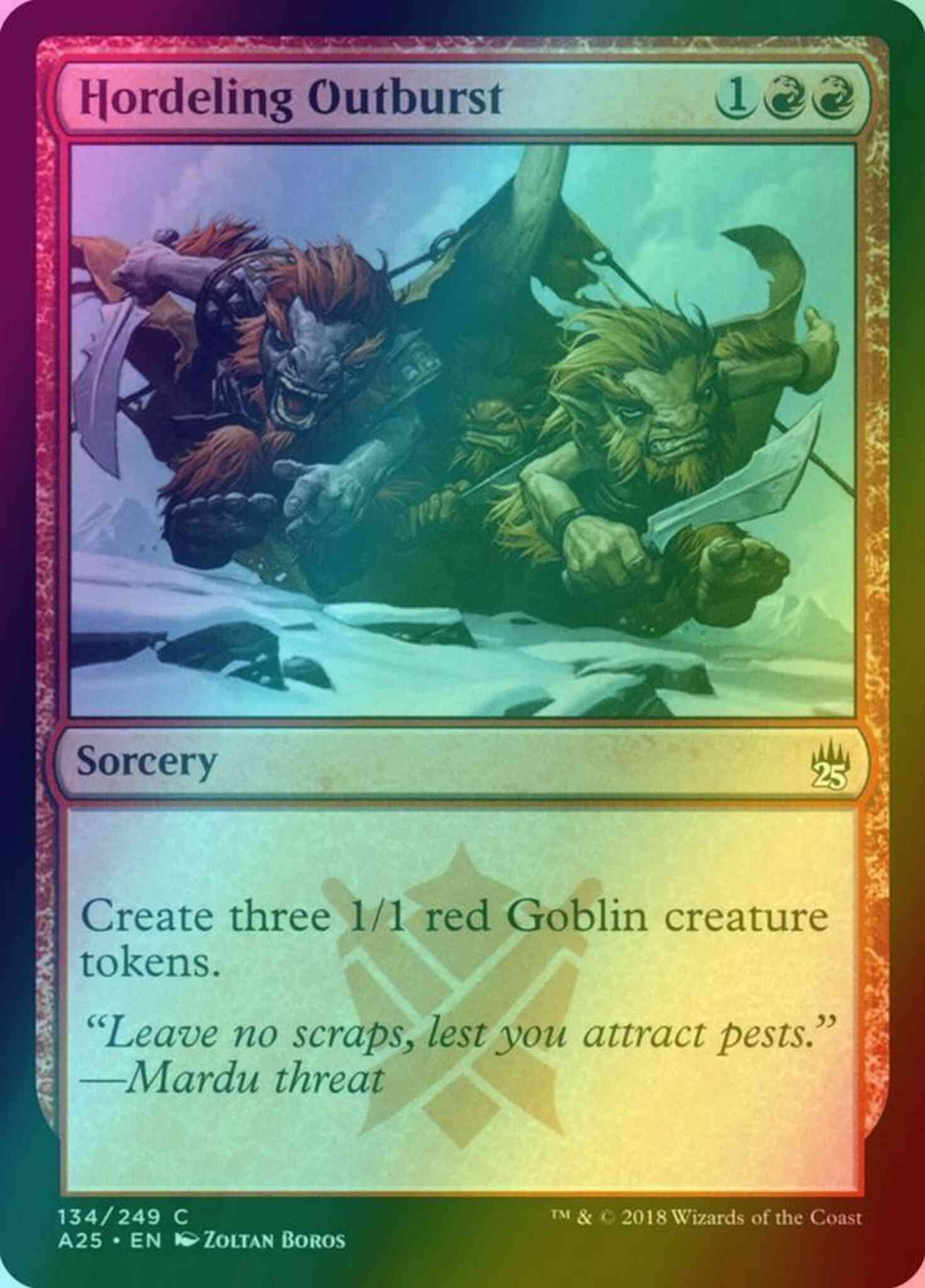 Hordeling Outburst [134] [Masters 25] [Foil]